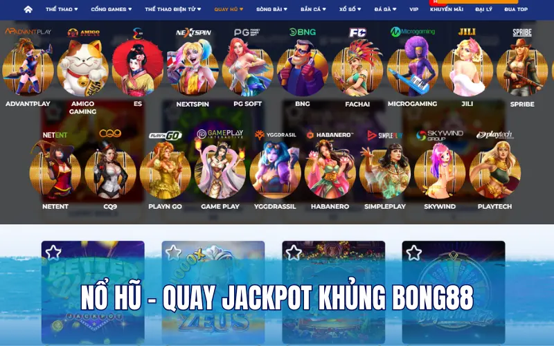 Nổ hũ - Quay Jackpot khủng làm giàu nhanh chóng